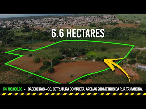 Chácara à Venda em Cabeceiras – GO | 6,6 Hectares | Estrutura Completa | R$ 790.000,00