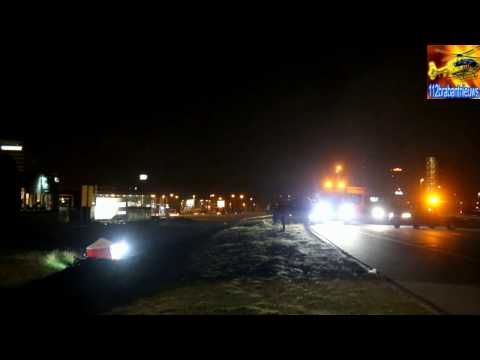 Dodelijk ongeval op de A50, hulpdiensten massaal aanwezig