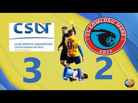 CSU Univ. de Vest din Timisoara - CS Comlosu Mare (3-2) Liga IV, Etapa 16,  06.11.21 4K60FPS