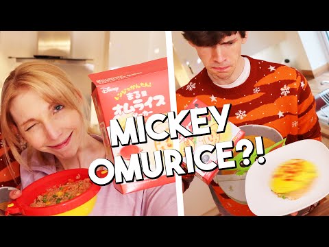 Mickey Mouse OMELETTE?! Does this JAPANESE OMURICE maker work?
