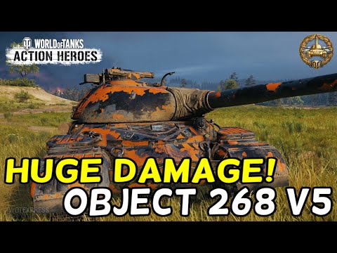 Object 268 V5 (HUGE DAMAGE!) || Update 6.0 || World of Tanks: Action Heroes