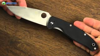 Spyderco Resilience G-10 (C142GP) - відео 1