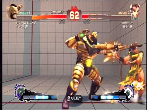 SSF4 VIOLENT RuSKoF (Zangief) Vs valmaster (Chunli)