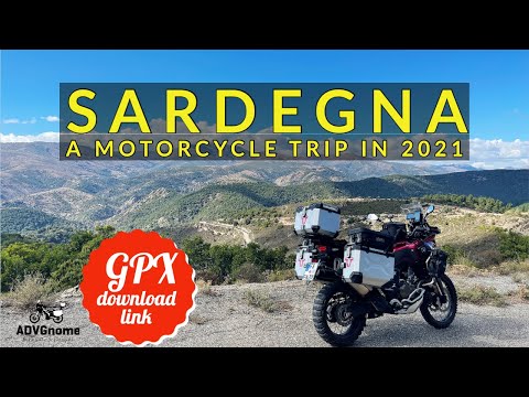 Sardegna, a mtorcycle trip in 2021. GPX Included