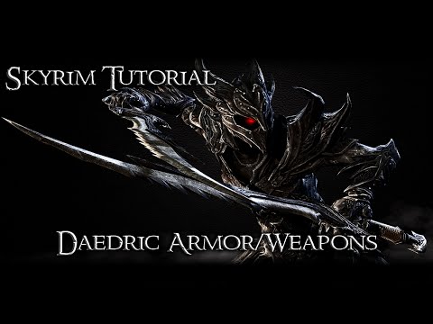 Skyrim Tutorial | Daedric Gear without Smithing