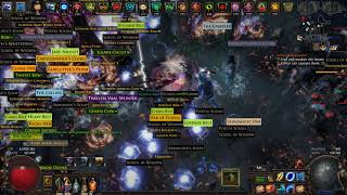 Path of Exile Delirium. Dark Forest - Double Beyond + 4 Awakened sextant.