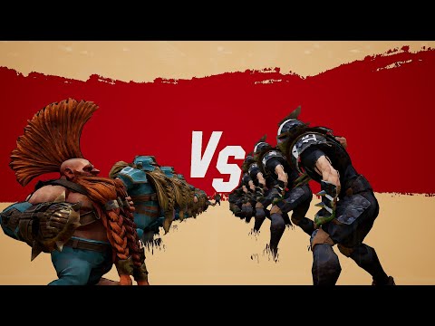 Blood Bowl 3 - Season: 1 -- Humans vs Dwarves -- Game: 1 (No Commentary)