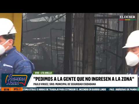 Incendio en Barrio Lindo: el fuego está controlado, pero persisten focos de calor