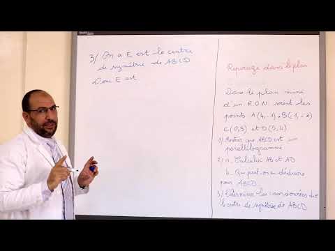 3e APIC, Maths : Géométrie analytique - Soutien et évaluation (1/6)
