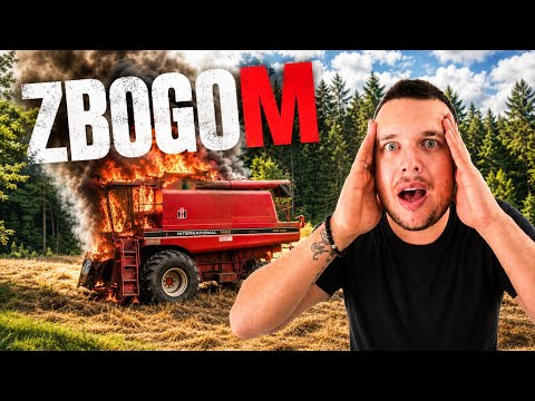 NAŠ KOMBAJN JE ZAVRŠIO SEZONU - ŽUJO NAM ŽANJE ZOB !! *razočaran*