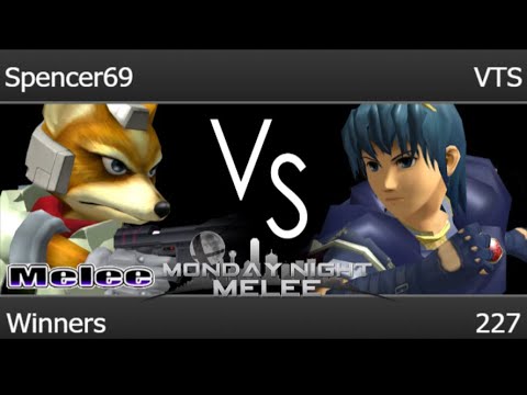 MNM 227 - Spencer69 (Fox) vs VTS (Marth) Winners - Melee