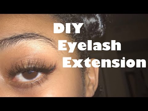 DIY Eyelash Extensions!!!