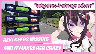 AZKi Slowly Losing Her Sanity to GeoGuessr 【Hololive】