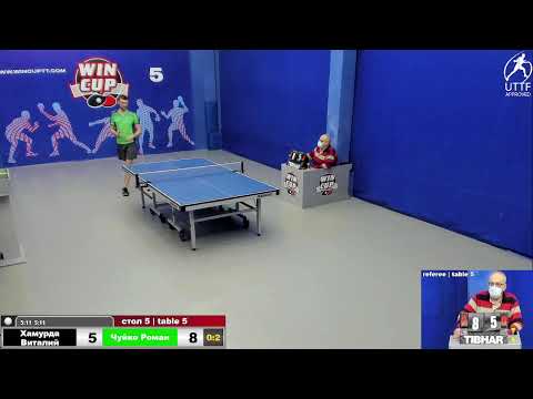 19:30 Хамурда Виталий 0-3 Чуйко Роман cтол 5 ЮГ-3  03.02.22