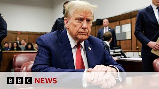 Donald Trump faces second day of hush-money trial | BBC News