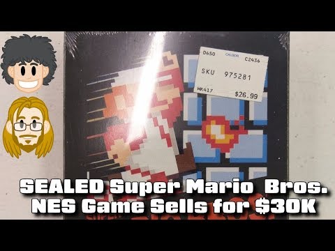 SEALED Super Mario Bros. on NES Sells for $30,000 - #CUPodcast