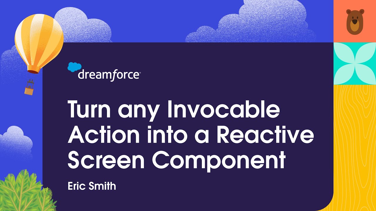 Turn any Invocable Action into a Reactive Screen Component