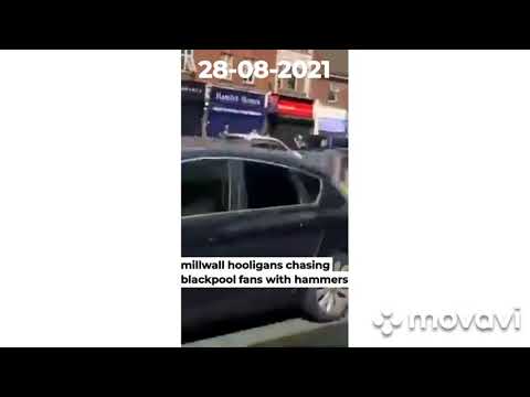 UK Hooligans - Millwall v Blackpool