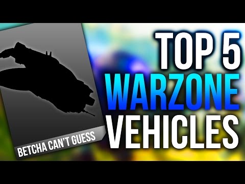 Top 5 Warzone Vehicles! -  Halo 5 Guardians