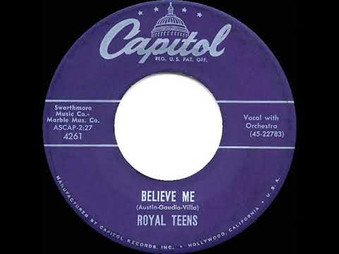 1959 HITS ARCHIVE: Believe Me - Royal Teens