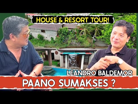 EXCLUSIVE! LEANDRO BALDEMOR SUMAKSES!  HOUSE & RESORT TOUR TAYO SA PAETE, LAGUNA! 