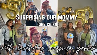VLOG: Surprise party for my mommy’s 50th birthday! (She cried)