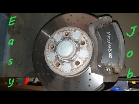 Mercedes W176 A180 Front Brakes Pads & Disk Replacement / How to Service / A class