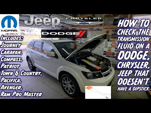 How To Check The Transmission Fluid Dodge, Jeep, Chrysler, VW That Don't Have A Dipstick