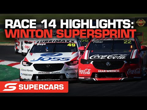 SUPERCARS 2022 ウィントン スーパースプリント決勝レース14ハイライト動画