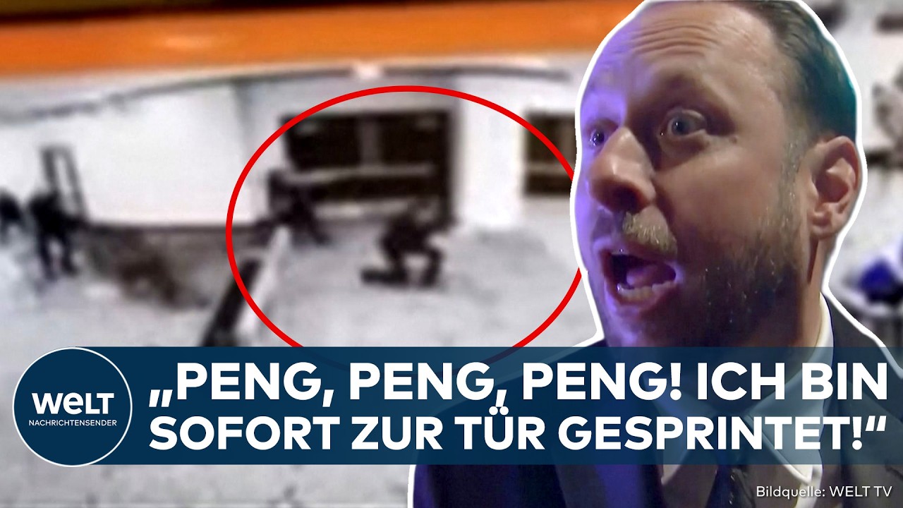 SCHÜSSE BEIM KORRESPONDENTEN-DINNER: "Peng, Peng, Peng! Und ich bin sofort zur Tür gesprintet!"