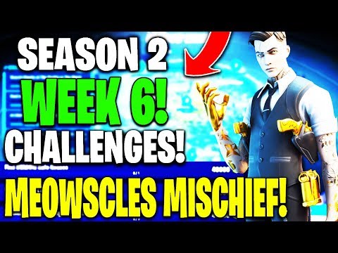 *GUIDE* to Chapter 2 Season 2 Week 6 CHALLENGES - Meowscles' Mischief Challenges!!