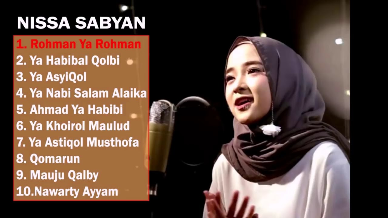 Kumpulan Sholawat terbaru nisya sabyan.