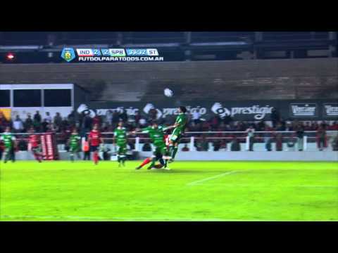 Gol Rodríguez.  Independiente 3 Sp. Belgrano 2. B Nacional. Fecha 35. Fútbol Para Todos