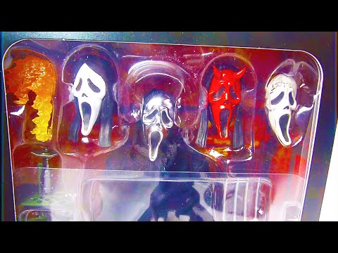 RAW: Ghostface Unboxes & Reviews NECA Scream Inferno Ultimate Action Figure!