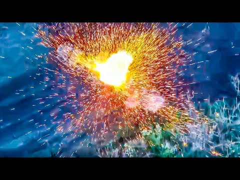 Russian MLRS bm-21 "Grad" was spotted by a Ukrainian strike drone. That's what happened