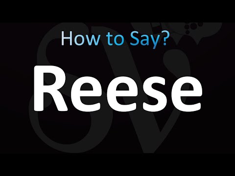 How to Pronounce Reese