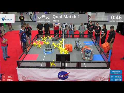 2017 VRC Math Q1 - 39A 6403A vs 4148A 8000Z - 15 to 30