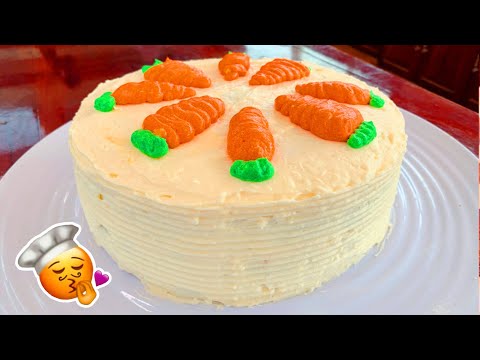 La mejor receta del pastel de zanahoria 🥕👌🏻carrot cake (preparamos el betún y el pan)