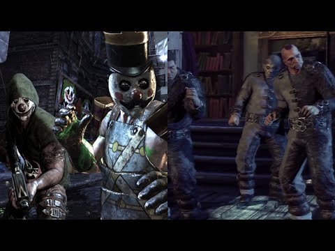 Batman: Arkham Origins: Arkham City's Two-Face and Joker thugs