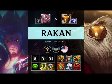 Rakan Support vs Bard - NA Challenger Patch 25.07