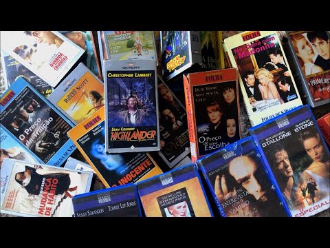 GANHEI UM ACERVO DE FILMES EM VHS