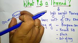 What is a thread | Process vs Thread | OS | Lec-40 | Bhanu Priya