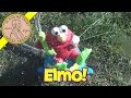 Sesame Street Tyco Elmo Outdoor Spinning Backyard Water Sprinkler 1997