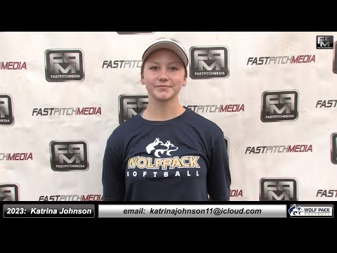 2023 Katrina Johnson 3.93 GPA,  Pitcher & Outfielder Softball Skills Video - Lady Wolfpack 18 Gold