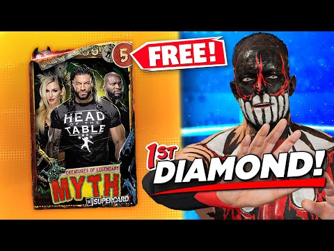 My FIRST Diamond Card in MyFaction! WWE 2K23 x SuperCard Collab - YouTube