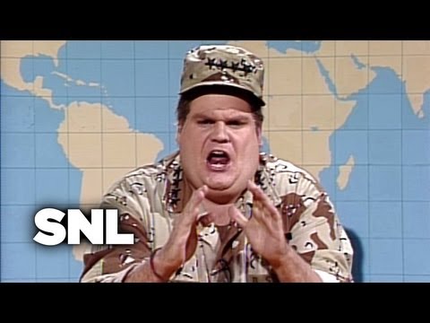 Chris Farley As Norman Schwarzkopf - Saturday Night Live
