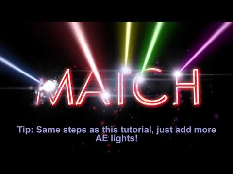 BCC Laser Beam Write-On Effect: Advanced
