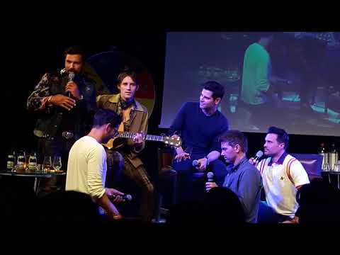 Tom Ellis, Reeve Carney, David Giuntoli, Torrance Combs at Jibland 2018