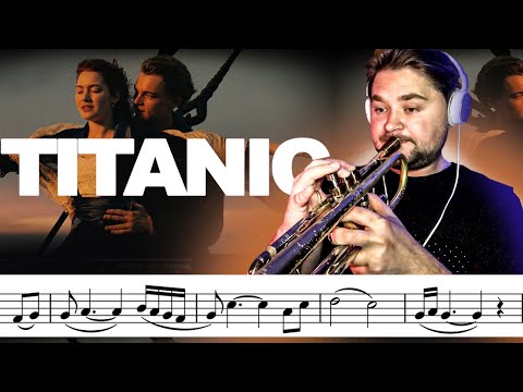 My Heart Will Go On - Trumpet (with Sheet Music\Notes) from Titanic