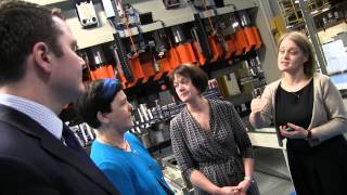 Business Minister visits Ebac produced by Recognition PR